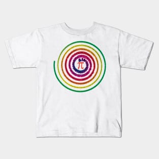 'Pi Spiral Mathematics' Funny Math Gift Kids T-Shirt